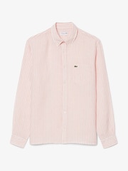 Lacoste Regular Fit Striped Linen Shirt - Εικόνα 1 του 3