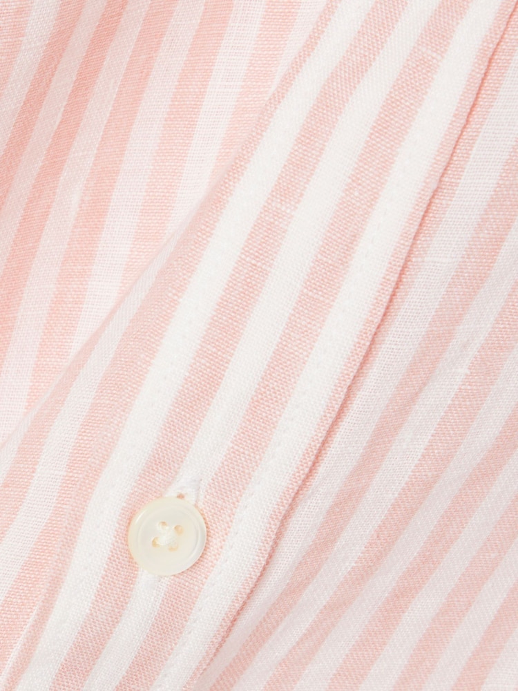 Lacoste Regular Fit Striped Linen Shirt - Εικόνα 3 του 3