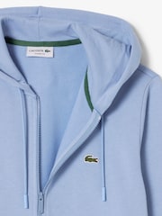Lacoste Blue Zip Up Hoodie - Image 7 of 8