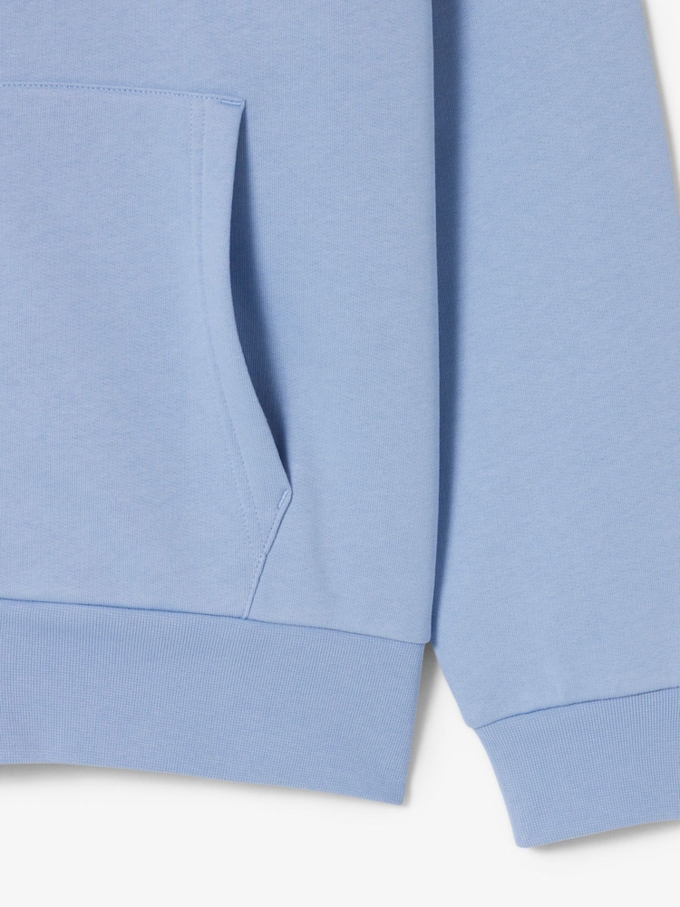 Lacoste Blue Zip Up Hoodie - Image 8 of 8