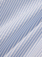 Lacoste White Mid Length Striped Swim Trunks - Image 12 of 12