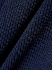 Lacoste Blue Boxy Henley T-Shirt - Image 2 of 4
