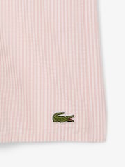 Mittellange, gestreifte Badeshorts von Lacoste - Bild 3 von 5
