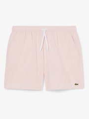 Lacoste Pink Mid Length Striped Swim Shorts - Image 6 of 10