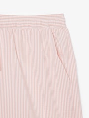 Lacoste Pink Mid Length Striped Swim Shorts - Image 7 of 10