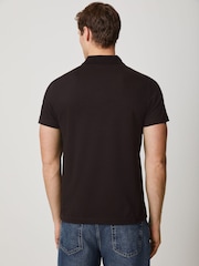 Lacoste Light Brown Regular Fit Cotton Blend Ottoman Polo Shirt - Image 2 of 4