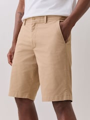 Lacoste Brown Slim Fit Stretch Cotton Chino Bermuda Shorts - Image 3 of 5