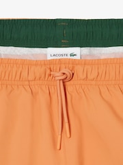 Lacoste Orange Lightweight Swim Shorts - Image 3 of 4