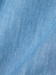 Lacoste Blue Lightweight Denim Hawaiian Shirt - Image 4 of 4