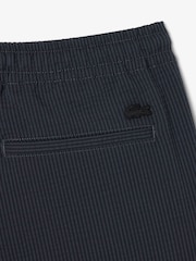 Lacoste Black Relaxed Fit Waffle Texture Shorts - Image 3 of 4