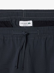 Lacoste Black Relaxed Fit Waffle Texture Shorts - Image 4 of 4
