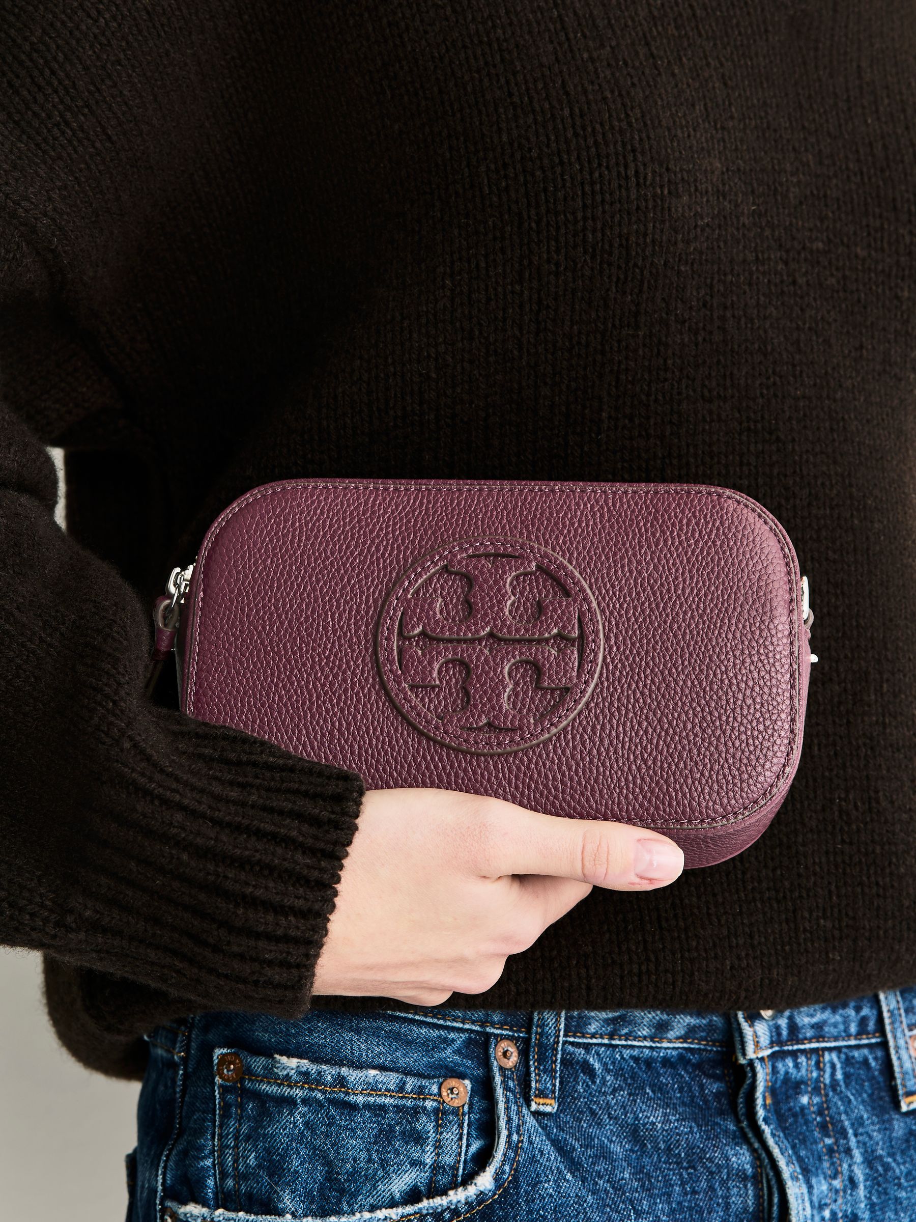 Buy Tory Burch Dark Carmine Miller Mini Cross-Body Bag from Next USA