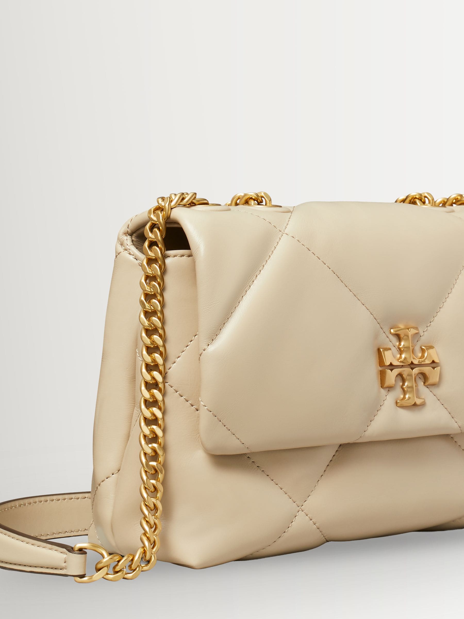 Buy Tory Burch Cream Small Kira Diamond Quilt Convertible Shoulder