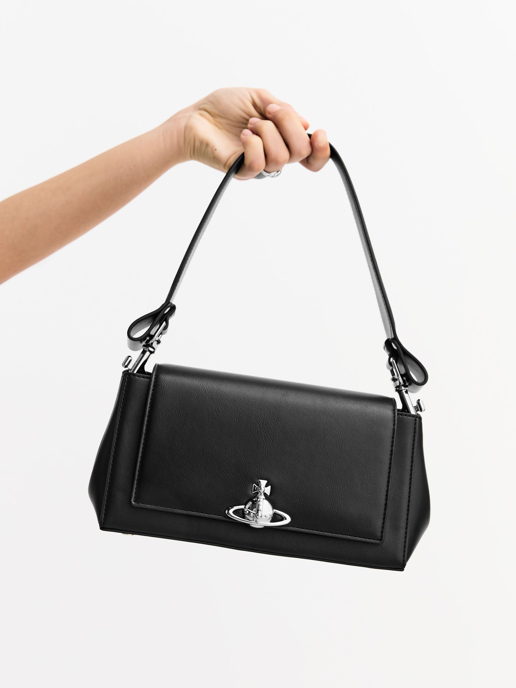 Buy Vivienne Westwood Black Hazel Medium Handbag from Next USA