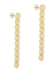 Karen Millen Gold Tone Mosaic Drop Earrings - Image 1 of 4