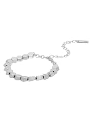 Karen Millen Silver Tone Mosaic Bracelet - Image 3 of 4