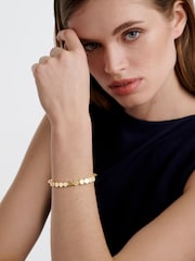 Karen Millen Gold Tone Mosaic Bracelet - Image 4 of 4