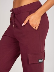 Pineapple Red Womens Burgundy Cargo Joggers - Image 7 of 7