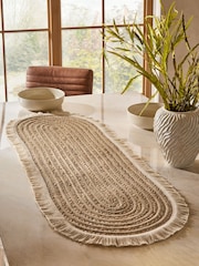 Natural Jute Woven Table Centrepiece Runner - Image 1 of 2