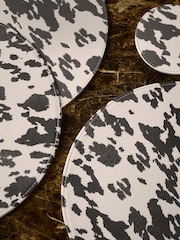 Cow Print N. Premium Metal Abstract Sculpture - Image 2 of 3