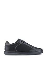 Jones Bootmaker Black San Diego Leather Trainers - Image 1 of 5