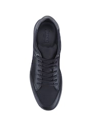 Jones Bootmaker Black San Diego Leather Trainers - Image 4 of 5