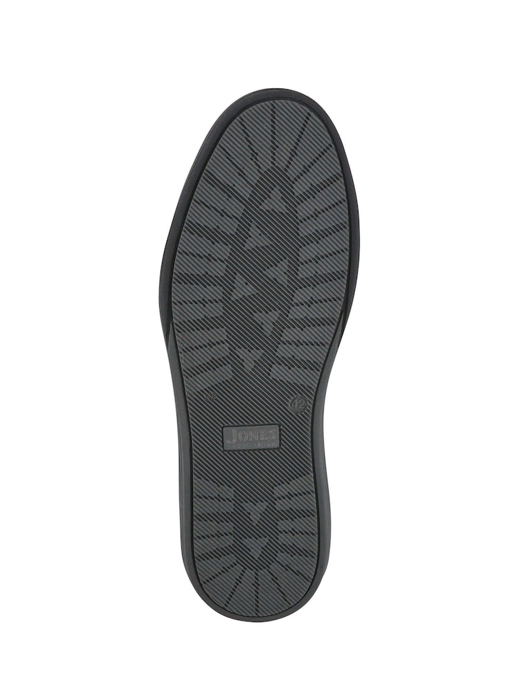 Jones Bootmaker Black San Diego Leather Trainers - Image 5 of 5