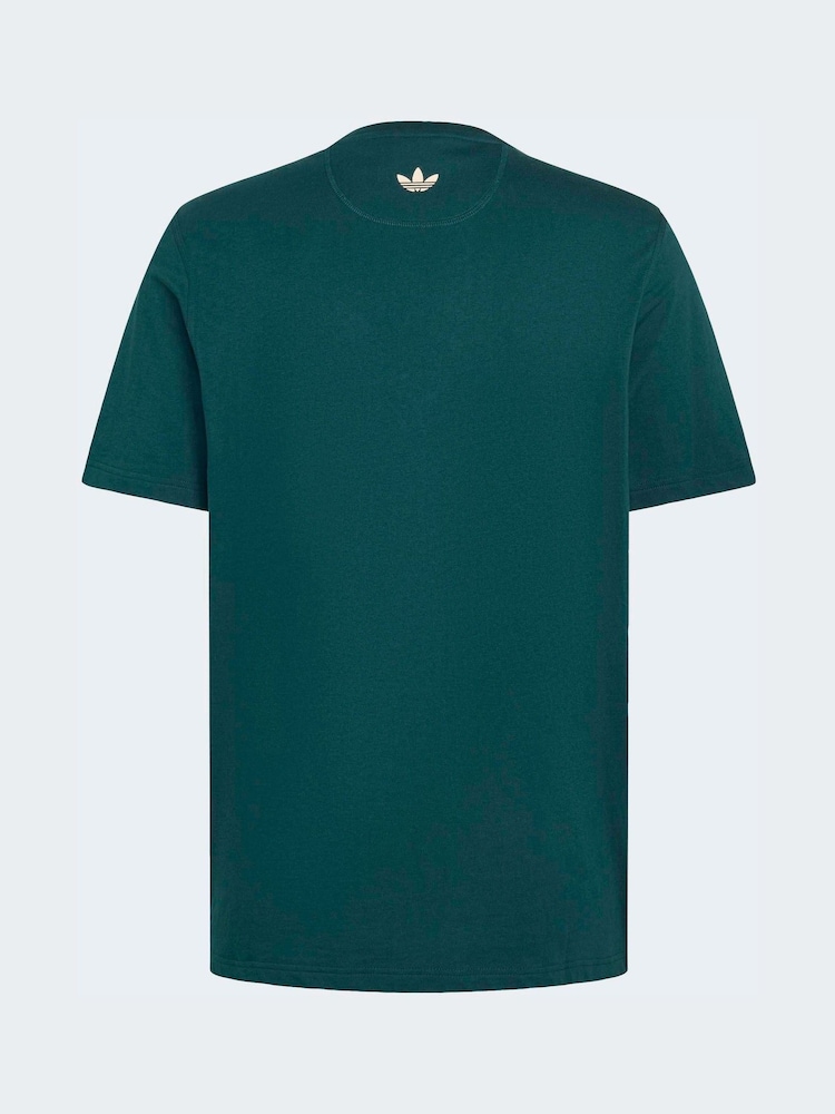 adidas Oiginals Dark Green Paint Paris Graphic Tee - Image 7 of 7 adidas Oiginals Dark Green Paint Paris Graphic Tee - Image 7 of 7