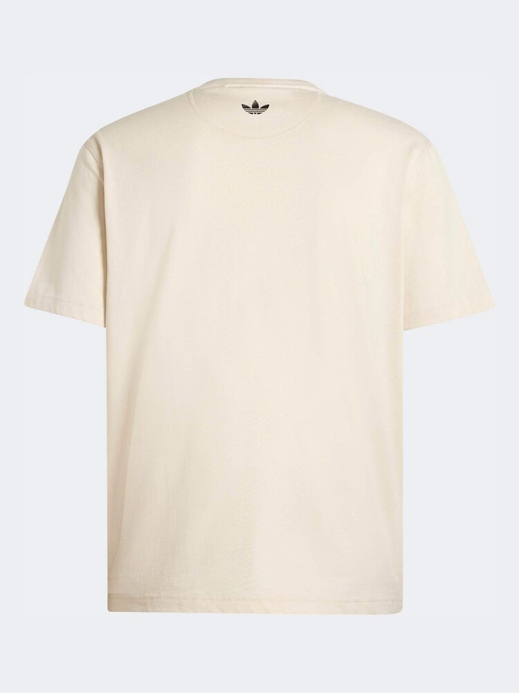 adidas Originals Beige Paint Rome Graphic T-Shirt - Image 7 of 7
