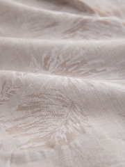 石材 - 提花短袖亚麻布西装夹克 - 8的图像8｝