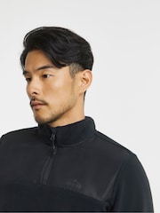 Snowdonia Black 1/4 Zip Fleece - Image 3 of 4
