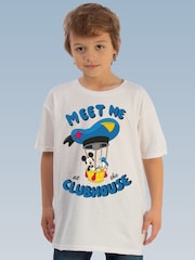 Brands In White Disney Mickey Mouse Clubhouse Meet Me T-Shirt - Image 1 of 4