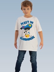 Brands In White Disney Mickey Mouse Clubhouse Meet Me T-Shirt - Image 2 of 4