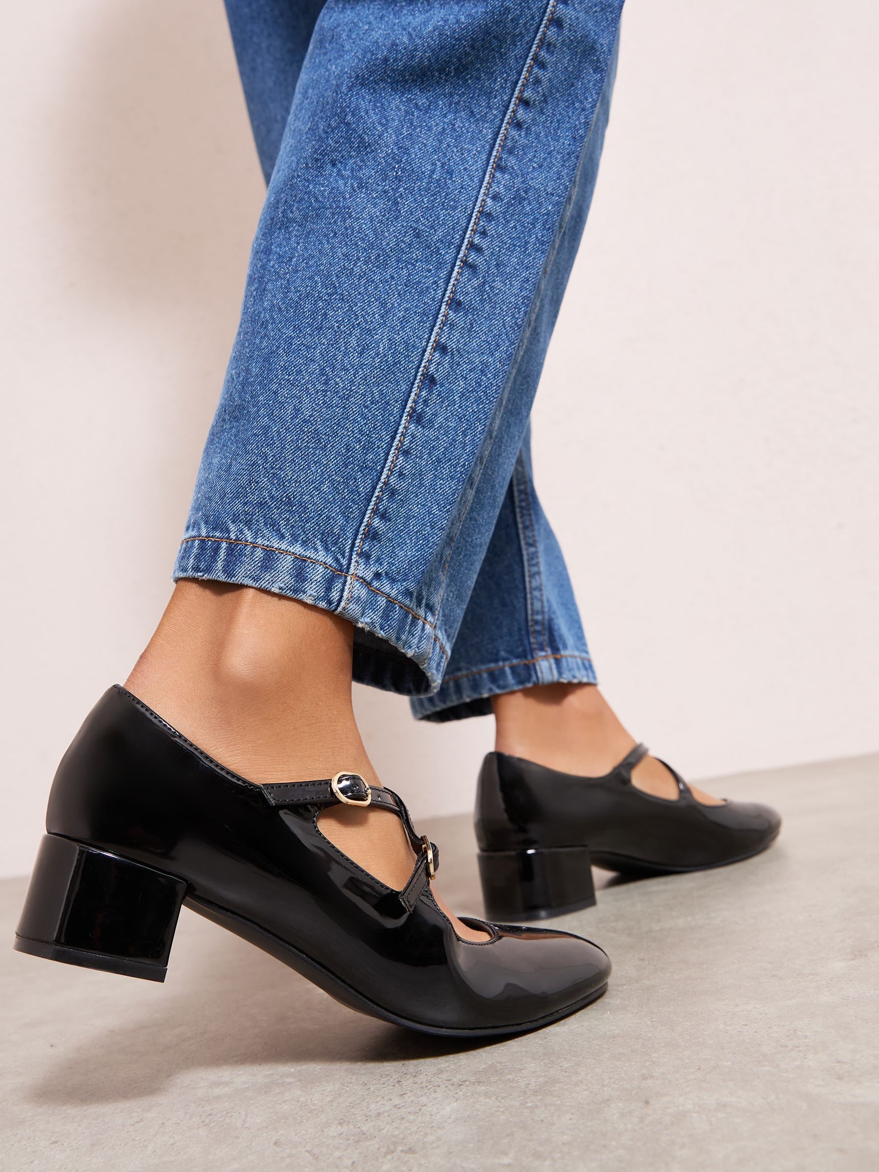 Buy Friends Like These Black Standard Fit Faux Leather Cross Strap