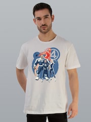Brands In White Marvel Fantastic Four Group T-Shirt - Image 1 of 4