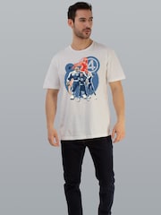 Brands In White Marvel Fantastic Four Group T-Shirt - Image 2 of 4
