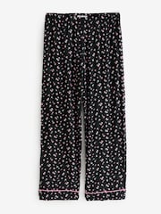 Stripe & Stare Long Black Pyjamas Set - Image 3 of 3