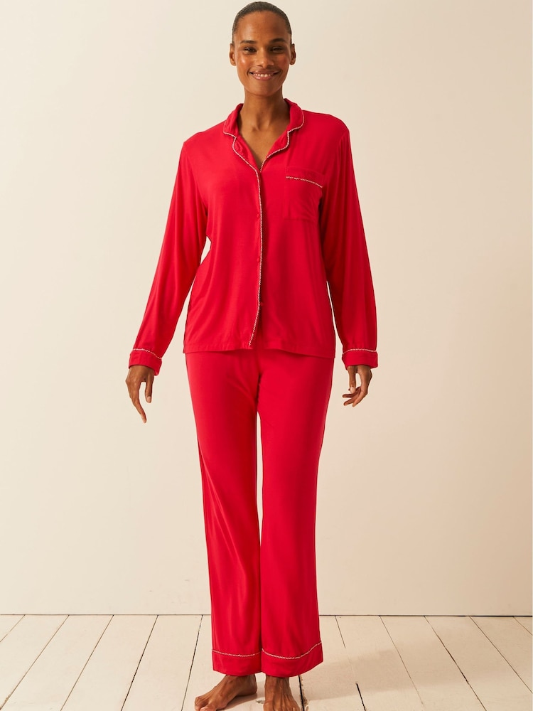 Stripe & Stare Long Pyjamas Set - Image 1 of 5 Stripe & Stare Long Pyjamas Set - Image 1 of 5