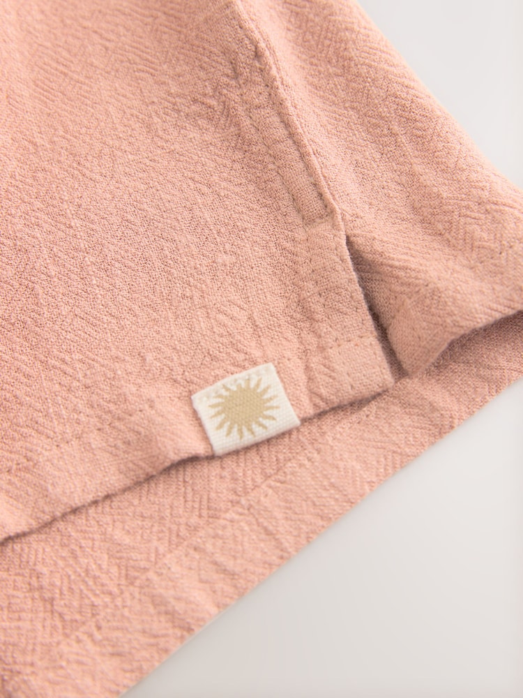 Terracota Short Sleeve Revere Collar Shirt & Shorts Set (3mths-10yrs) - Image 9 of 9