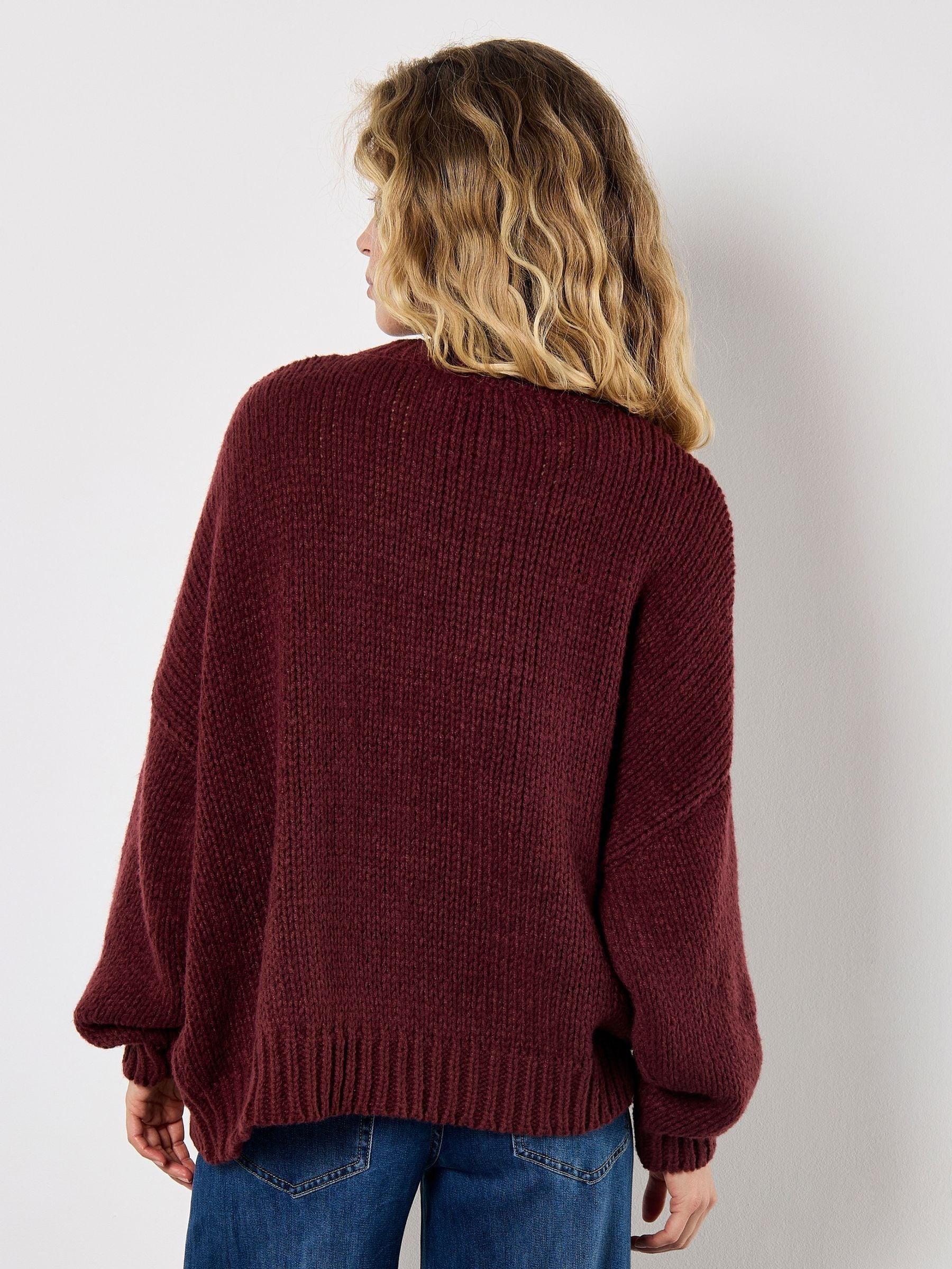 Buy Apricot Red Embroidered Pure Daisies Jumper from Next Romania