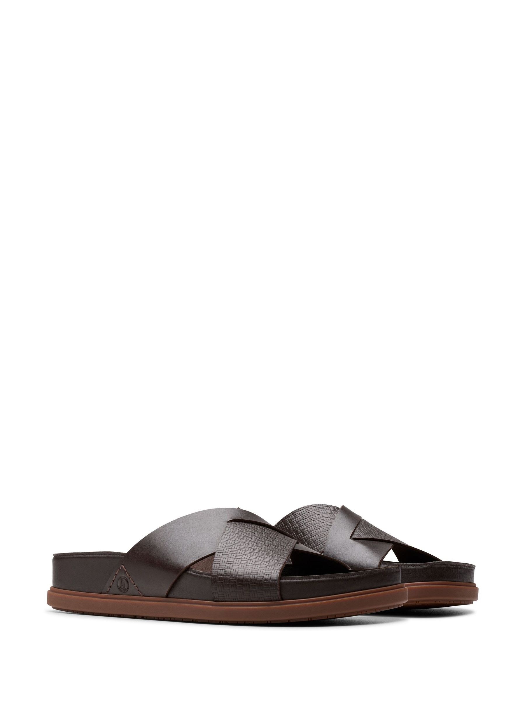 Buy Clarks Brown Leather Torford Cross Sandals from Next Romania
