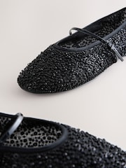 Negro - Forever Comfort® Beaded Maryjane Shoes - Imagen 11 de 11