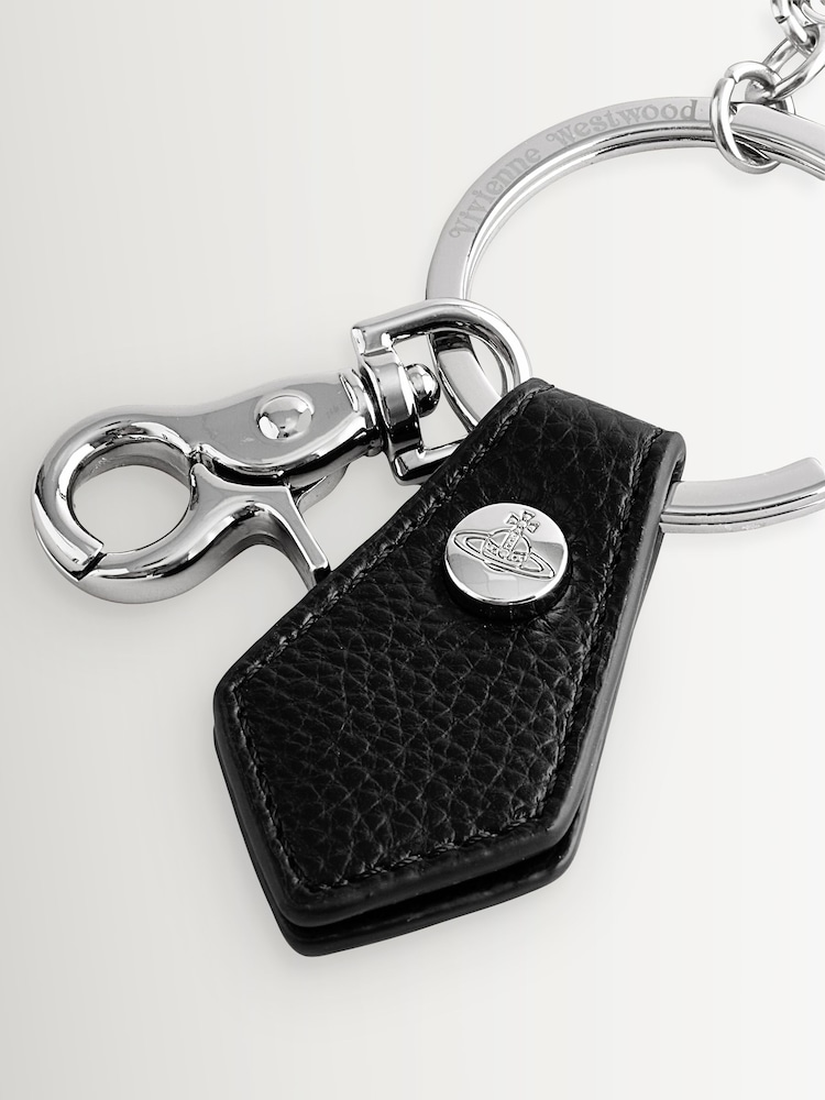 Vivienne Westwood Black Heart Orb Mirror Charm - Image 2 of 3