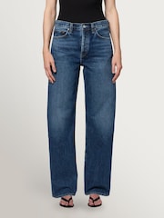 AGOLDE Short Wave Arc 32 Inshort Wave Jeans - Image 1 of 9