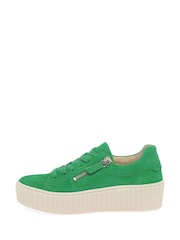 Gabor Dolly Leather Trainers - Image 2 of 5