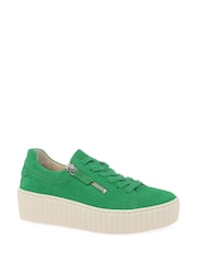 Gabor Dolly Leather Trainers - Image 3 of 5