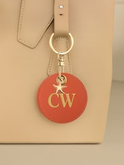 Jonnys Sister	Personalised Faux Leather Bag Accessory with Gold Tone Starfish Charm - Image 1 of 1