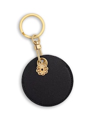 Jonnys Sister	Personalised Faux Leather Bag Accessory with Gold Tone Flower Charm - Image 2 of 2