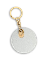 Jonnys Sister	Personalised Faux Leather Bag Accessory with Gold Tone Flower Charm - Image 2 of 2