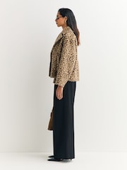 Weekend MaxMara Black Asta Wide Leg Trousers - Image 3 of 5